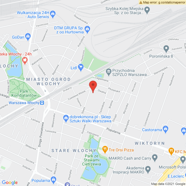 Lokalizacja Toyota Warszawa Włochy